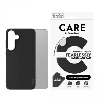 PanzerGlass CARE™ by ® puzdro čierne s Qi kompatibilitou Samsung Galaxy S25+