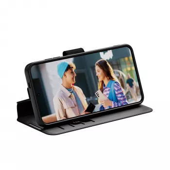 Peňaženkové puzdro PanzerGlass Samsung Galaxy S25 transparentné s stojanom