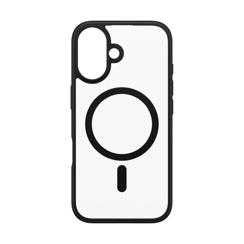 PanzerGlass ® HardCase transparentné s čiernym MagSafe rámom pre iPhone 16