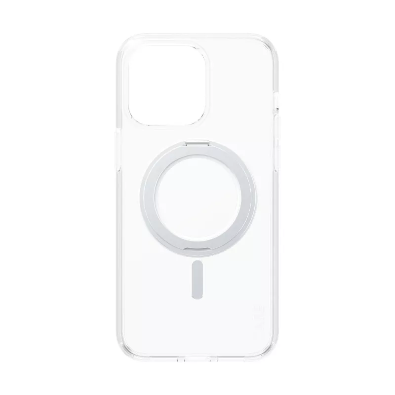 PanzerGlass CARE™ by ® puzdro transparentné so strieborným stojanom & MagSafe iPhone 15 Pro Max