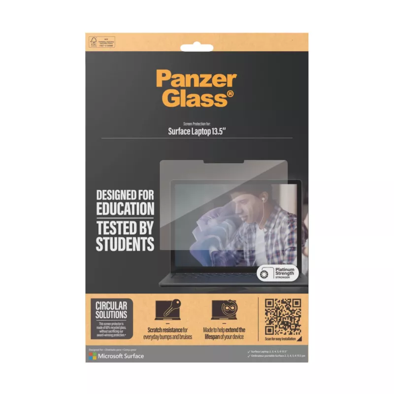 PanzerGlass® ochranná fólia displeja Microsoft Surface Laptop 13,5 palca | 6 | 5 | 4 | 3 | 2