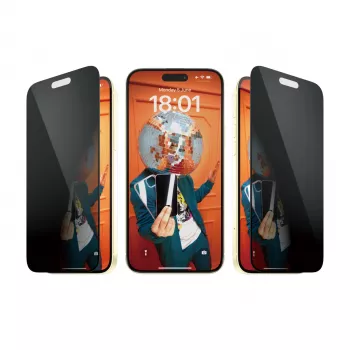 PanzerGlass ® ochranná fólia displeja proti videniu iPhone 15 Plus | Ultra-Wide Fit
