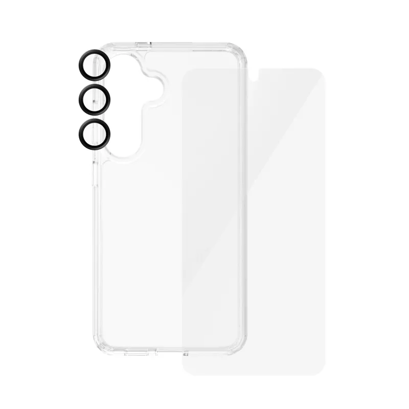 PanzerGlass ® 3-in-1 Bundle Samsung Galaxy S24 | Ultra-Wide Fit s EasyAligner