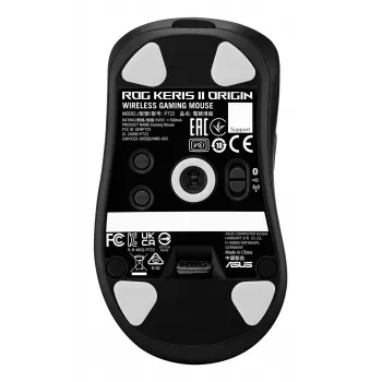 ASUS ROG Keris II Origin BLK myš herná pravá ruka RF Wireless + Bluetooth + USB Type-A optická 42000 DPI