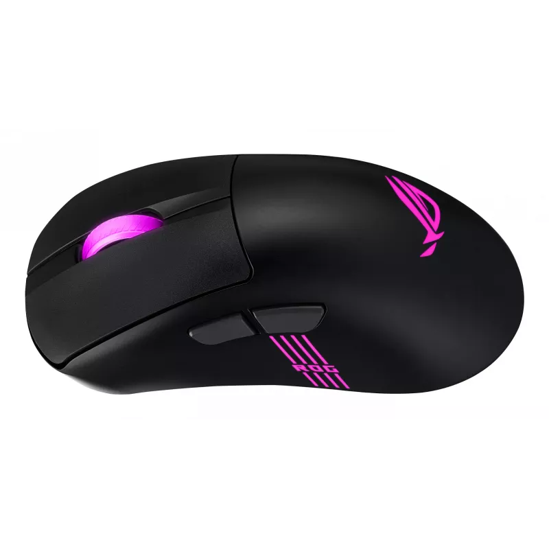 ASUS ROG Keris II Origin BLK myš herná pravá ruka RF Wireless + Bluetooth + USB Type-A optická 42000 DPI