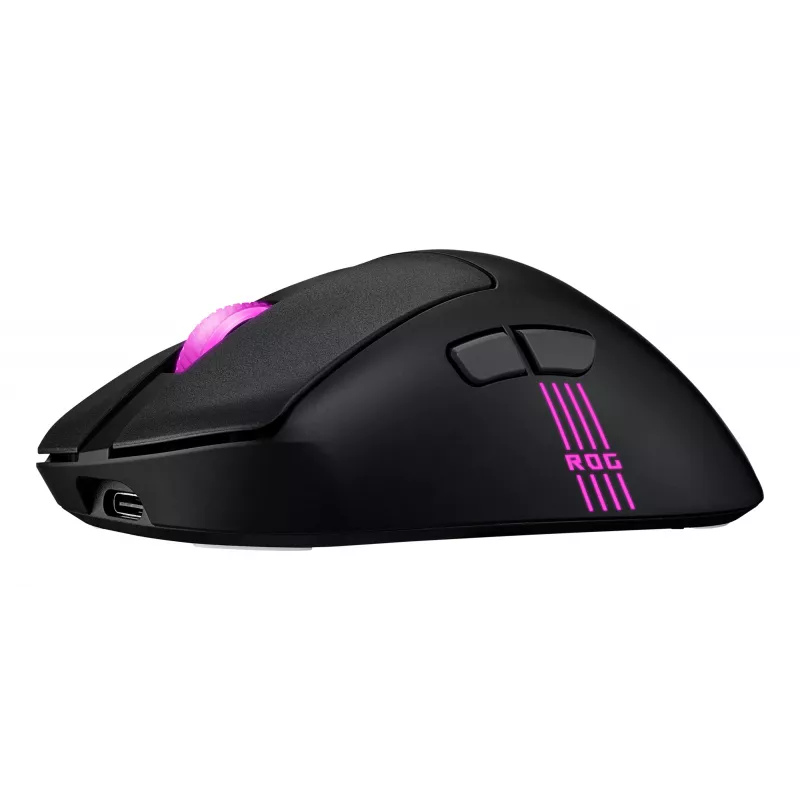 ASUS ROG Keris II Origin BLK myš herná pravá ruka RF Wireless + Bluetooth + USB Type-A optická 42000 DPI