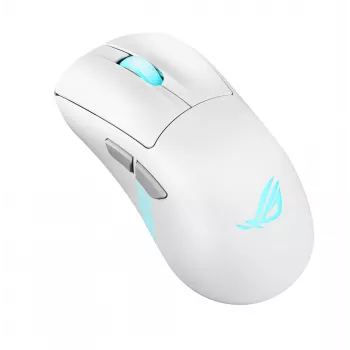ASUS ROG Keris II Origin WHT myš herná pravá ruka RF Wireless + Bluetooth + USB Type-A optická 42000 DPI