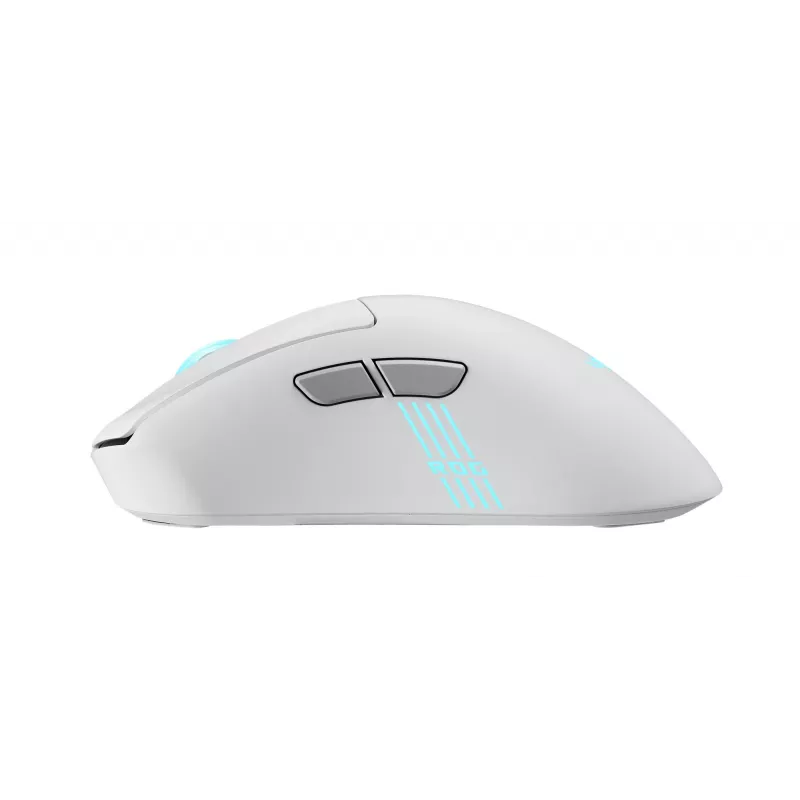 ASUS ROG Keris II Origin WHT myš herná pravá ruka RF Wireless + Bluetooth + USB Type-A optická 42000 DPI