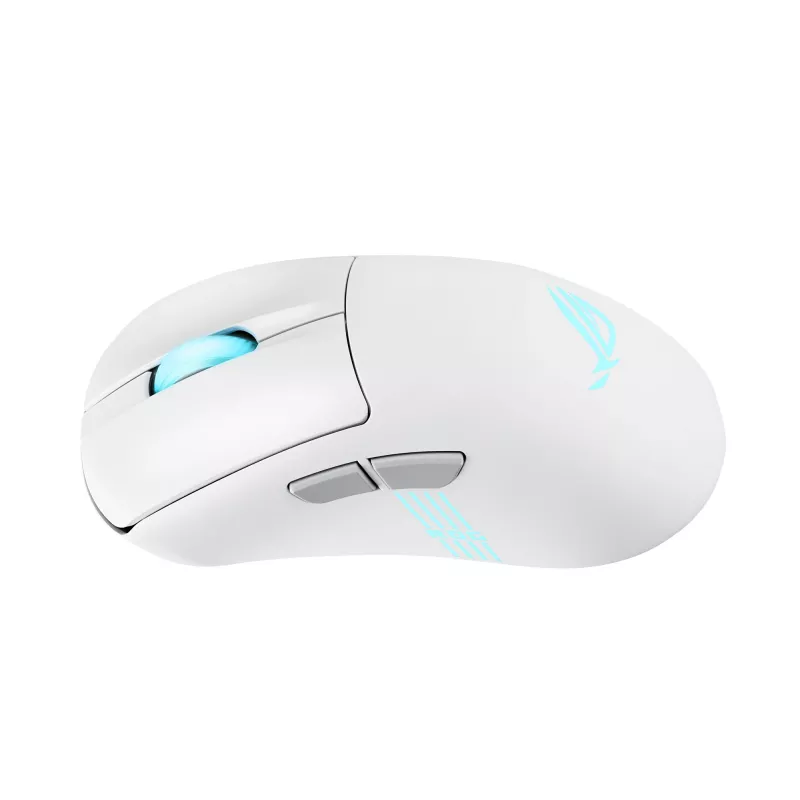 ASUS ROG Keris II Origin WHT myš herná pravá ruka RF Wireless + Bluetooth + USB Type-A optická 42000 DPI