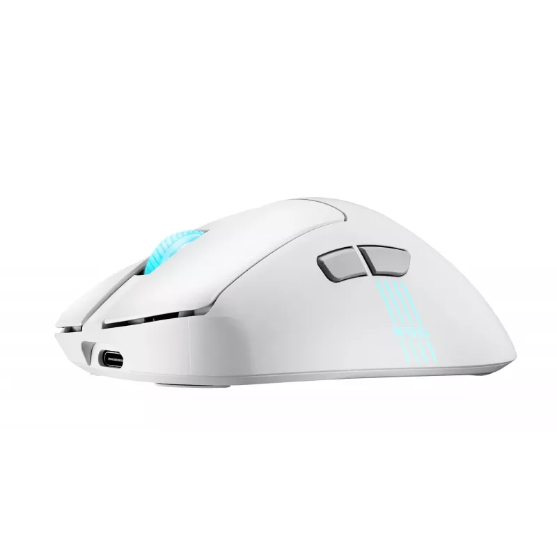 ASUS ROG Keris II Origin WHT myš herná pravá ruka RF Wireless + Bluetooth + USB Type-A optická 42000 DPI