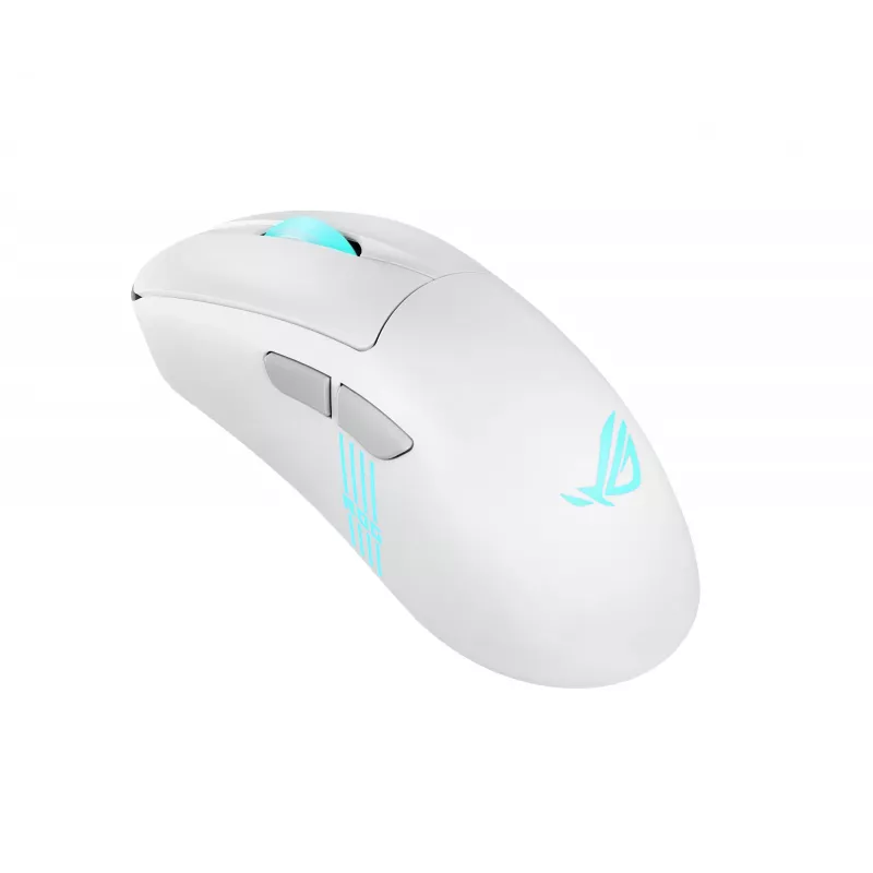 ASUS ROG Keris II Origin WHT myš herná pravá ruka RF Wireless + Bluetooth + USB Type-A optická 42000 DPI