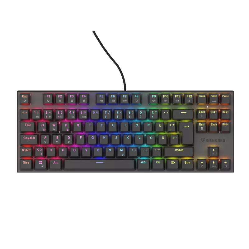 GENESIS NKG-1886 klávesnica herná USB QWERTZ nemecká čierna