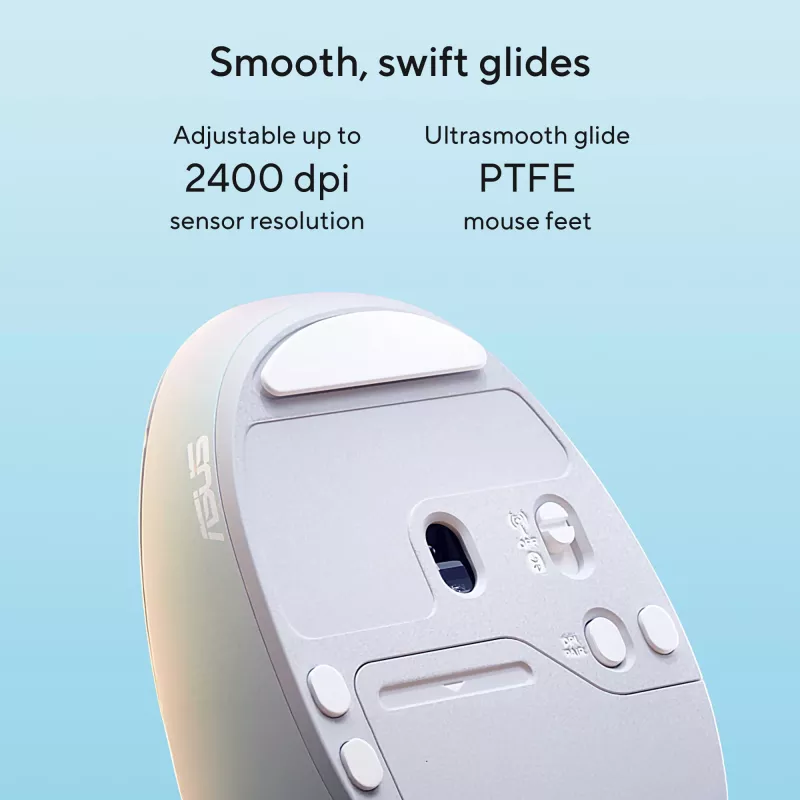 ASUS Fragrance MD101 myš Home obojručná RF Wireless + Bluetooth optická 2400 DPI