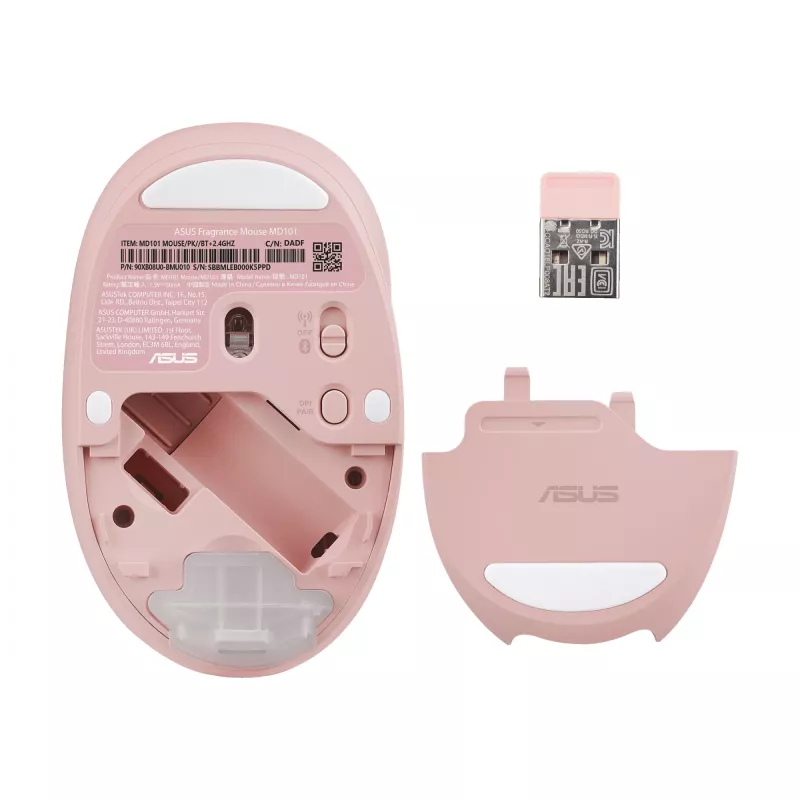 ASUS Fragrance MD101 myš Home obojručná RF Wireless + Bluetooth optická 2400 DPI