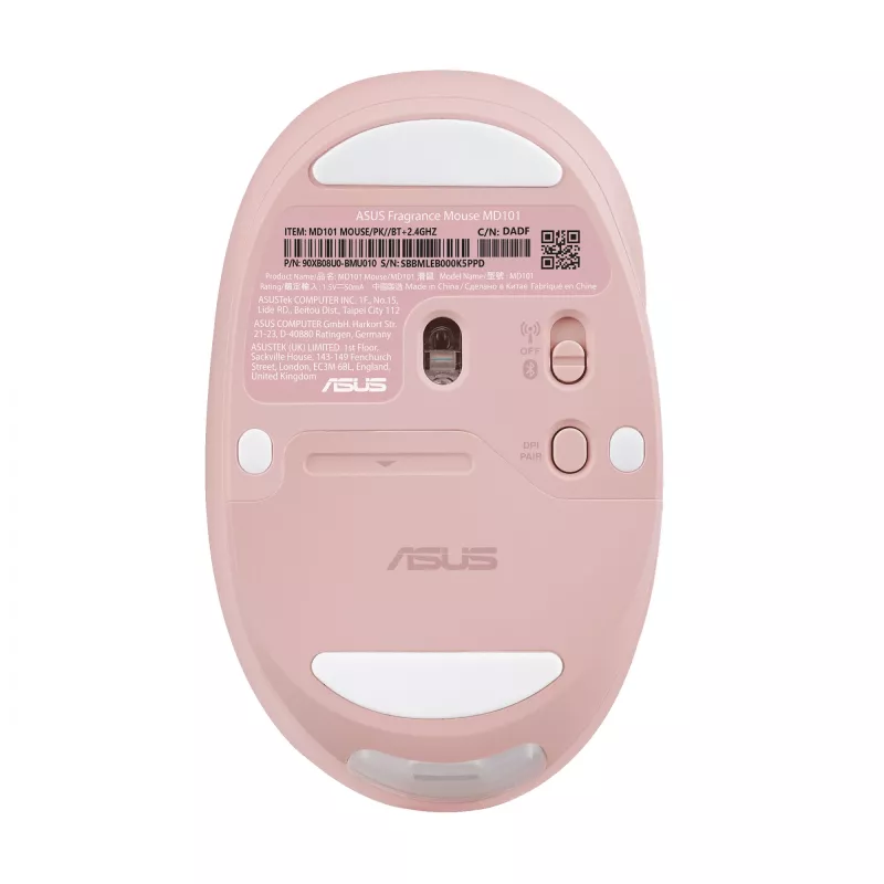 ASUS Fragrance MD101 myš Home obojručná RF Wireless + Bluetooth optická 2400 DPI