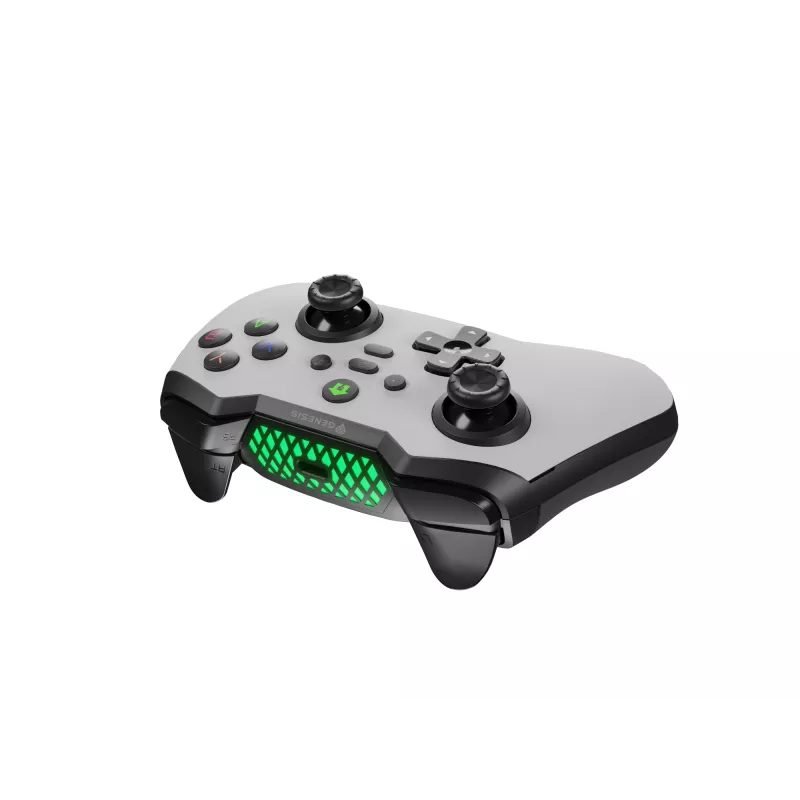 GENESIS Mangan 400 biely Bluetooth gamepad analógový / digitálny Android, MAC, Nintendo Switch, PC, iOS