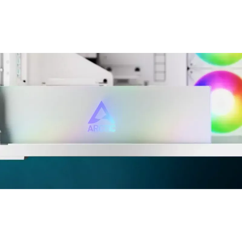 ARCTIC Xtender VG (biela) Premium E-ATX PC skriňa s vertikálnou montážou GPU