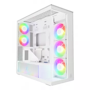 ARCTIC Xtender VG (biela) Premium E-ATX PC skriňa s vertikálnou montážou GPU