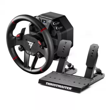 Thrustmaster T598 čierny, červený USB volant + pedále analógový / digitálny PC, PlayStation 4, PlayStation 5