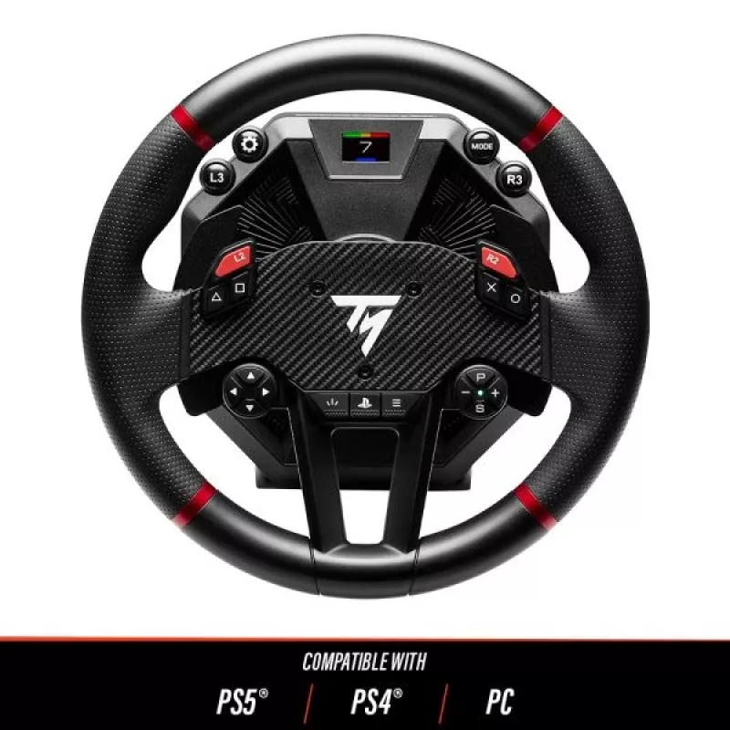 Thrustmaster T598 čierny, červený USB volant + pedále analógový / digitálny PC, PlayStation 4, PlayStation 5
