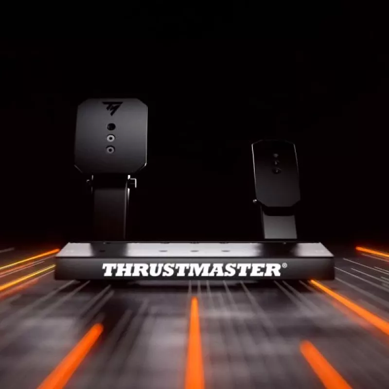 Thrustmaster T598 čierny, červený USB volant + pedále analógový / digitálny PC, PlayStation 4, PlayStation 5