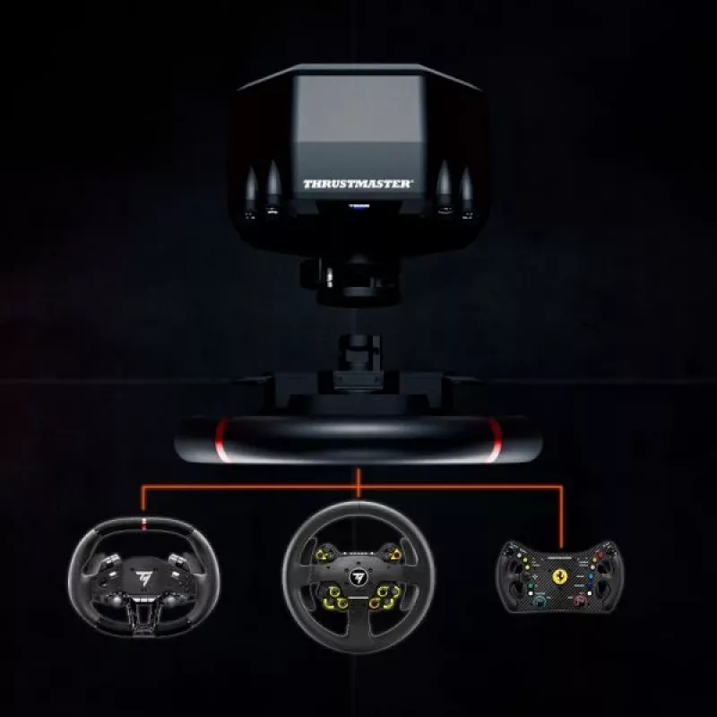 Thrustmaster T598 čierny, červený USB volant + pedále analógový / digitálny PC, PlayStation 4, PlayStation 5