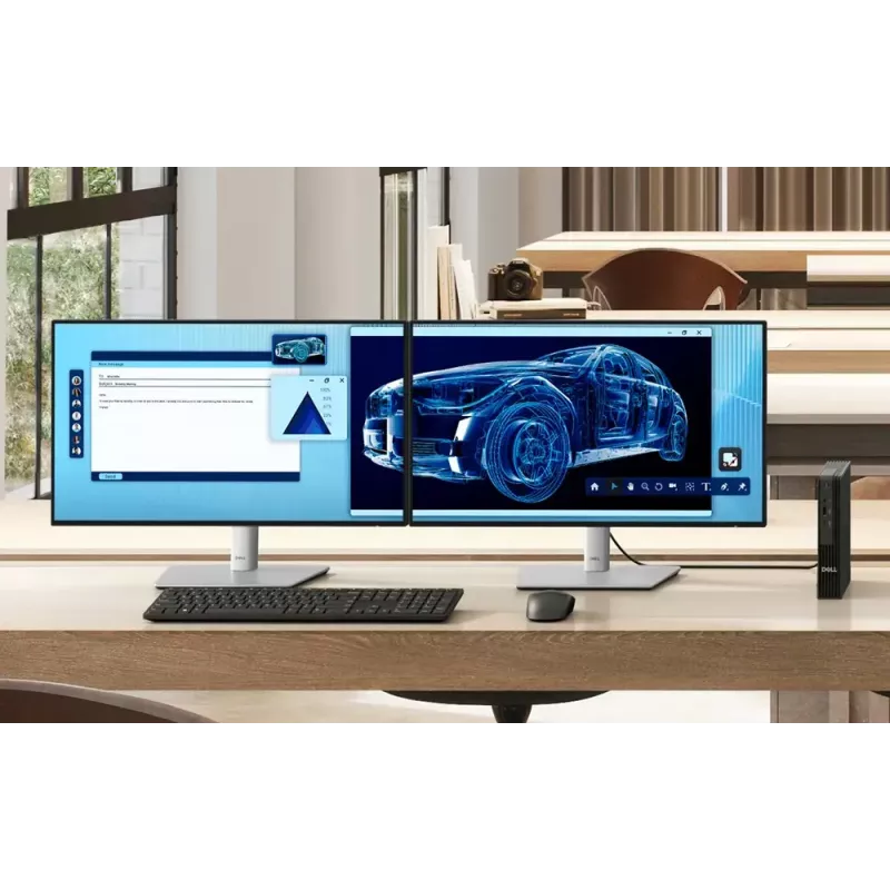 DELL Pro QBM1250 Plus Intel Core Ultra 7 265 16 GB DDR5-SDRAM 512 GB SSD Windows 11 Pro Micro PC Mini PC čierna