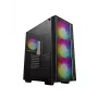 PC skriňa DeepCool MATREXX 55 MESH V4 C Midi Tower čierna — ATX, temperované sklo, predná mriežka, USB-C