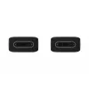 Samsung EP-DN975 - USB kábel - USB-C (M) na USB-C (M) - USB 2.0 - 1 m - USB napájanie (5A, 100 W) - čierny - pre Galaxy Note10, Note10+, Note1