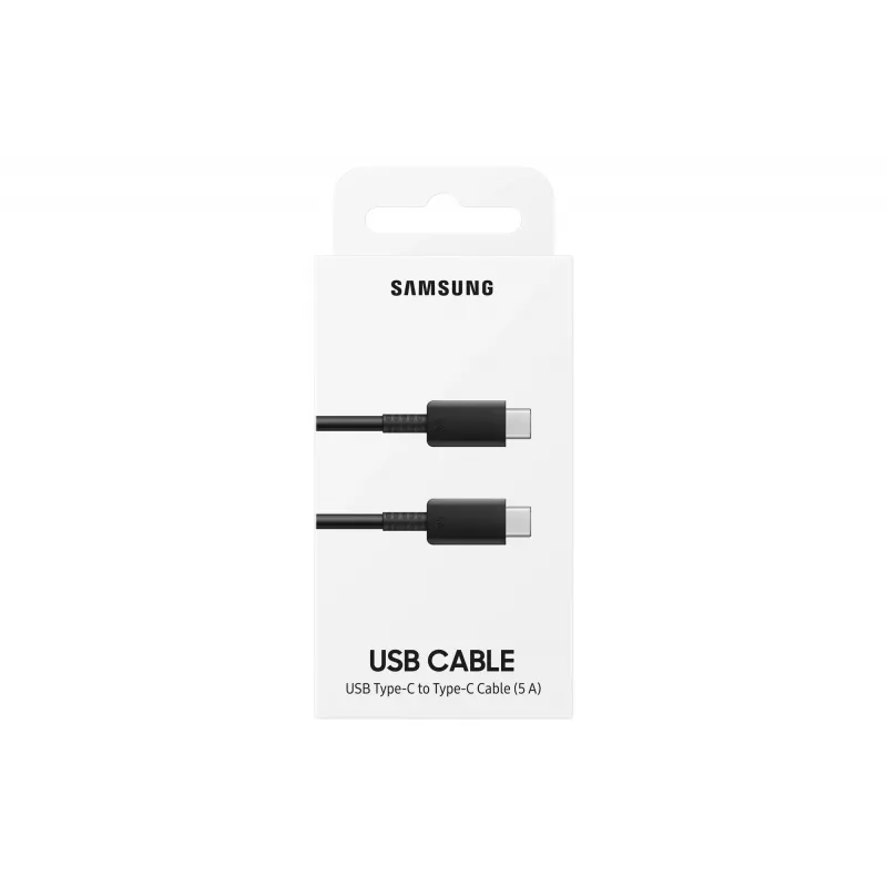 Samsung EP-DN975 - USB kábel - USB-C (M) na USB-C (M) - USB 2.0 - 1 m - USB napájanie (5A, 100 W) - čierny - pre Galaxy Note10, Note10+, Note1