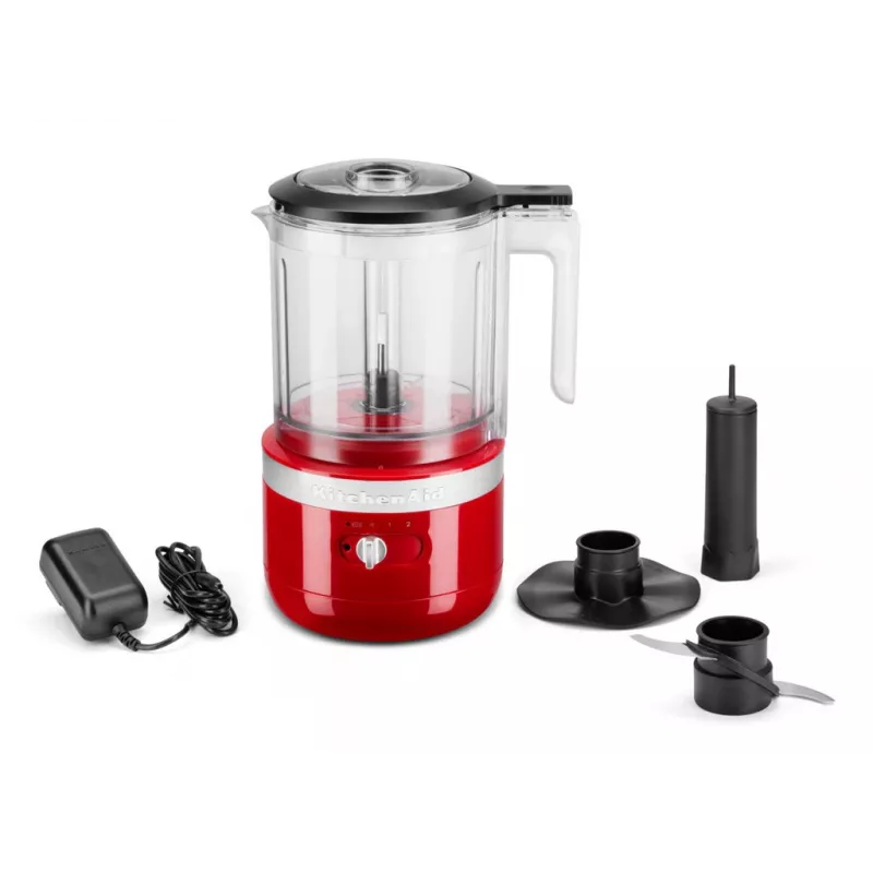Elektrický kuchynský robot KitchenAid 5KFCB519EER 1,19 l 24 W priehľadný červený