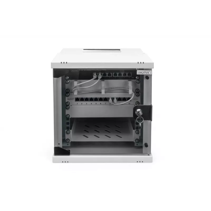 DIGITUS 10IN 6U nástenné puzdro - SOHO PRO 325 x 315 x 300mm sivá