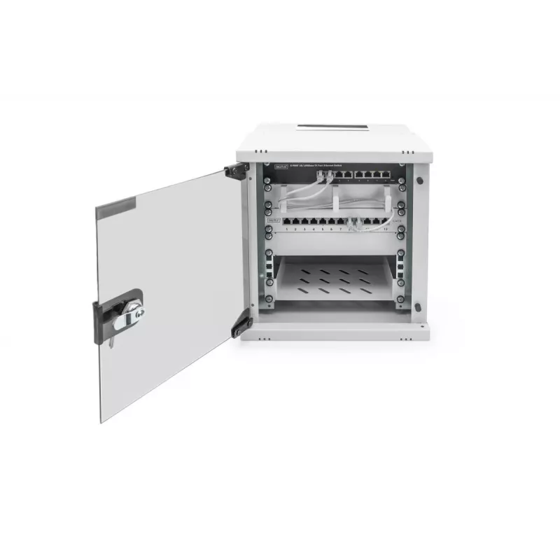 DIGITUS 10IN 6U nástenné puzdro - SOHO PRO 325 x 315 x 300mm sivá