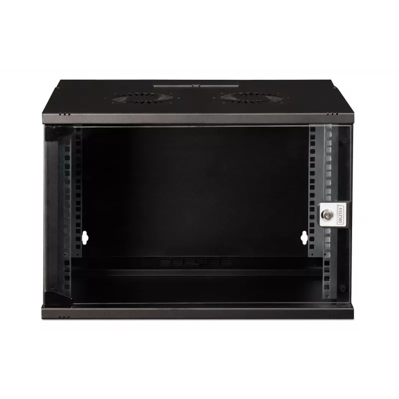 DIGITUS SOHO PRO nástenné puzdro - 19 palcov 7HE - 370 x 540 x 400 mm čierna