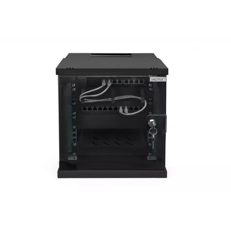 DIGITUS 10IN 6U nástenné puzdro - SOHO PRO 325 x 315 x 300 mm čierna