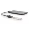 DIGITUS USB 2.0 adaptérový kábel, OTG, Type Micro B - A M/F, 15 cm, kompatibilný s USB 2.0, pravoúhlý, čierny