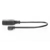 DIGITUS USB 2.0 adaptérový kábel, OTG, Type Micro B - A M/F, 15 cm, kompatibilný s USB 2.0, pravoúhlý, čierny