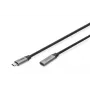 DIGITUS USB-C/M na USB-C/W PD60W Gen1 USB3.0 predlžovací kábel 1m 4K@60Hz