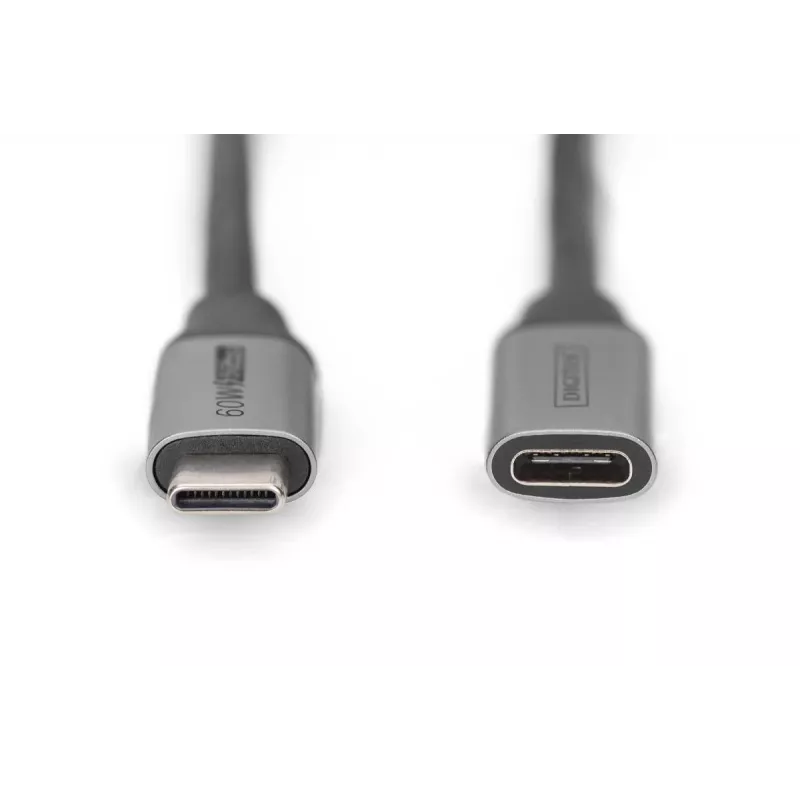 DIGITUS USB-C/M na USB-C/W PD60W Gen1 USB3.0 predlžovací kábel 1m 4K@60Hz