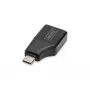 Digitus 4K USB adaptér USB-C na HDMI-A čierny hliník