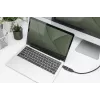Digitus 4K USB adaptér USB-C na HDMI-A čierny hliník
