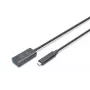 DIGITUS aktívny USB-C predlžovací kábel – 10G USB 3.2 Gen2 USB-C – USB-A (M/F) – 5 m
