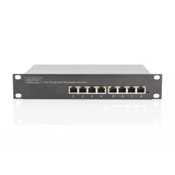 DIGITUS 8-portový Gigabit PoE switch 10