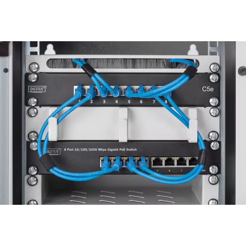 DIGITUS 8-portový Gigabit PoE switch 10