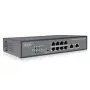 DIGITUS Fast Ethernet PoE af/at 8-portový switch + 2 uplinky 120W PoE rozpočet, rackový