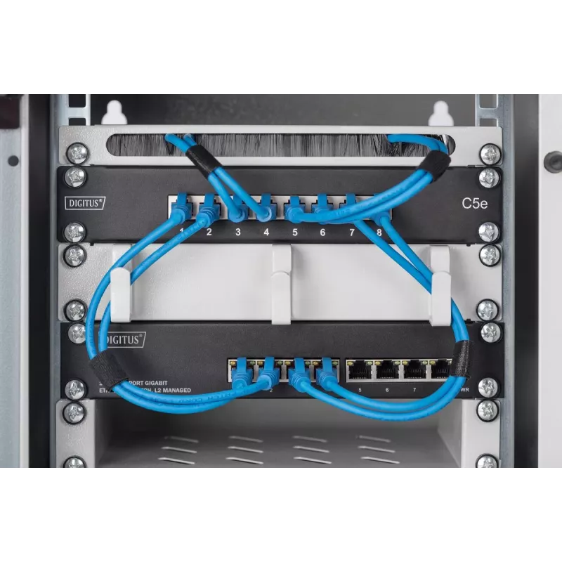 DIGITUS L2 Managed Gigabit Ethernet switch 8-portový, 10 inch