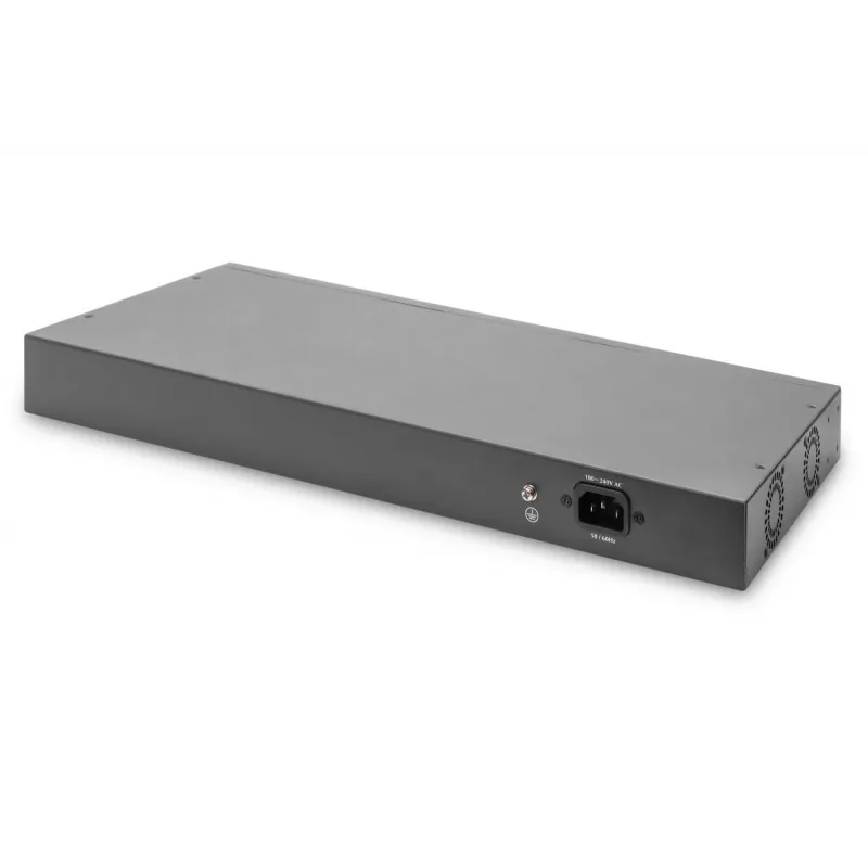 DIGITUS L2 spravovaný Gigabit Ethernet switch 24-portový + 2 Combo a 2 SFP uplink porty