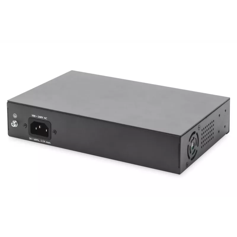 Nespravovaný switch Digitus DN-95140 8-portový Gigabit PoE