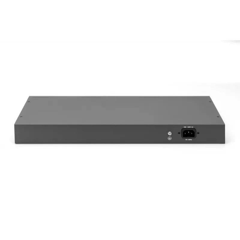 DIGITUS Fast Ethernet PoE switch 16-portový PoE + 2 Combo. 250 W PoE rozpočet