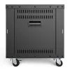 DIGITUS 8U AVS rack 420x507x460mm závitové otvory kolieska čierna